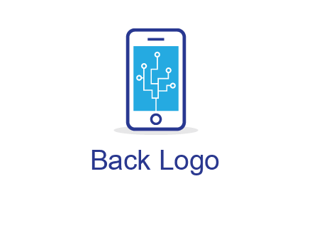 circuit on mobile screen logo