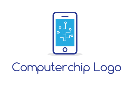 circuit on mobile screen logo