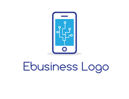 circuit on mobile screen logo