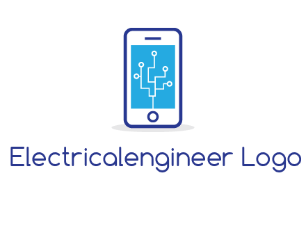 circuit on mobile screen logo