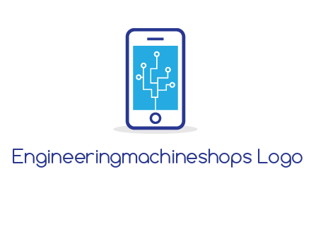 circuit on mobile screen logo