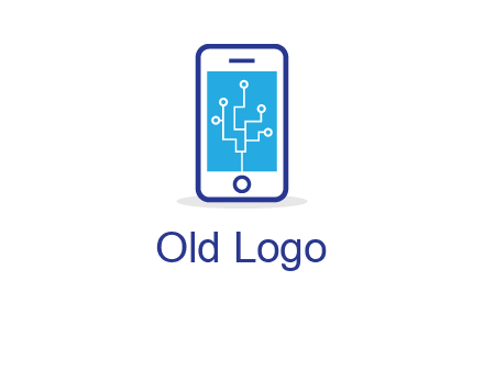 circuit on mobile screen logo