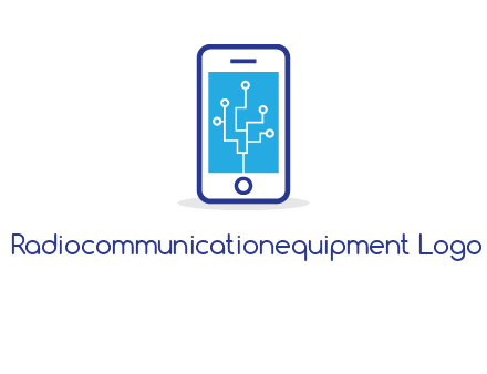 circuit on mobile screen logo