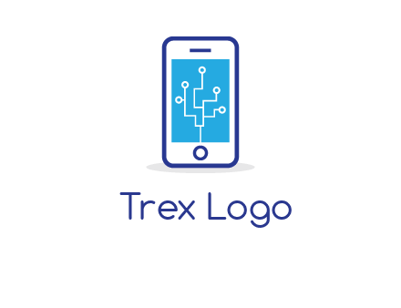 circuit on mobile screen logo