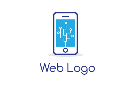 circuit on mobile screen logo
