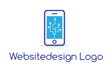 circuit on mobile screen logo