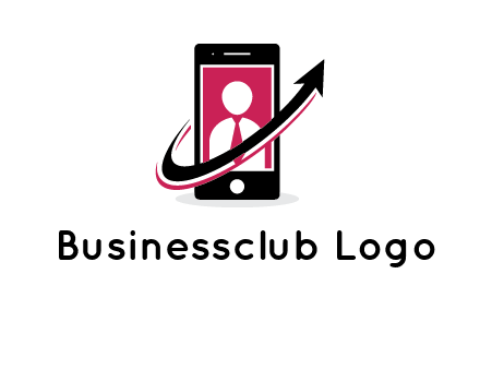 person in mobile icon