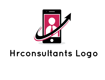 person in mobile icon