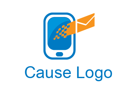 mails out of mobile logo