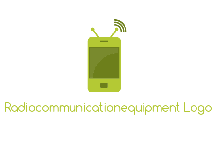 mobile with antenna icon