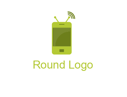 mobile with antenna icon
