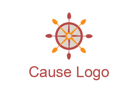 ship's wheel logo