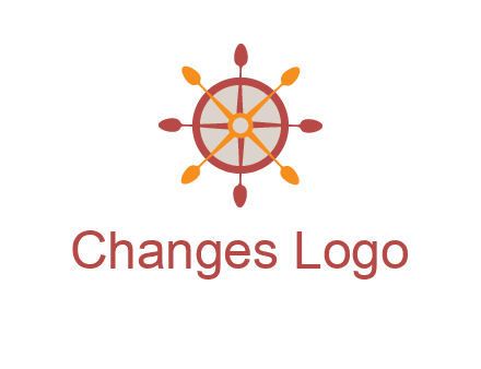 ship's wheel logo