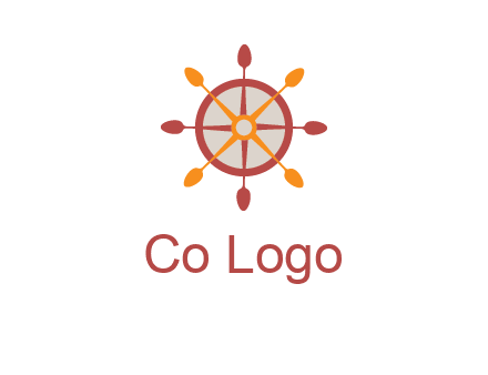 ship's wheel logo