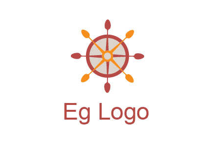 ship's wheel logo