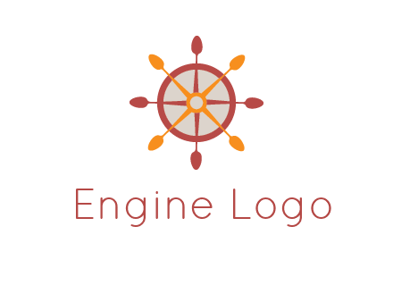 ship's wheel logo