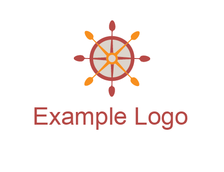 ship's wheel logo