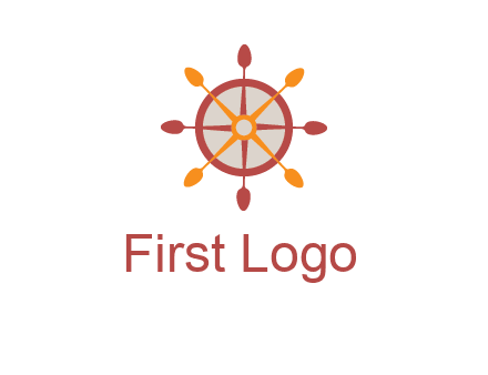 ship's wheel logo
