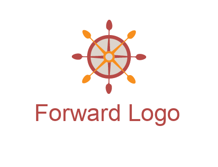 ship's wheel logo