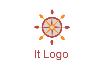 ship's wheel logo