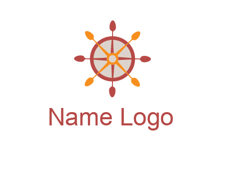 ship's wheel logo