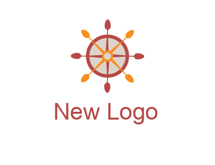 ship's wheel logo