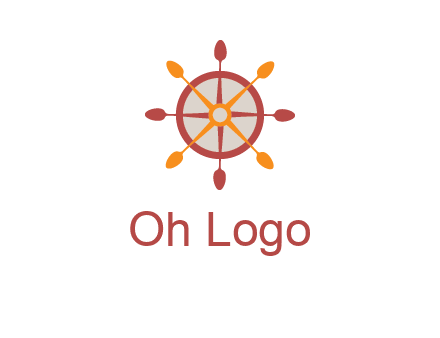 ship's wheel logo
