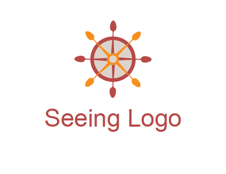 ship's wheel logo