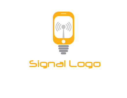 mobile and signal logo