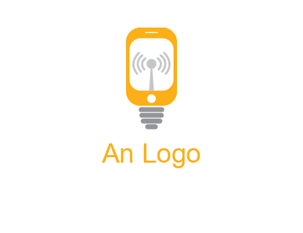 mobile and signal logo