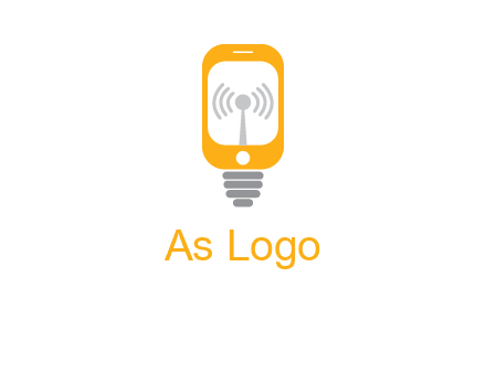 mobile and signal logo