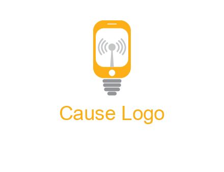 mobile and signal logo
