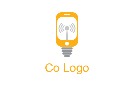 mobile and signal logo