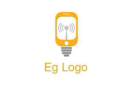 mobile and signal logo