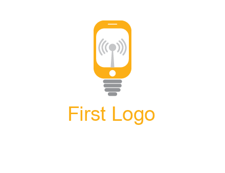 mobile and signal logo