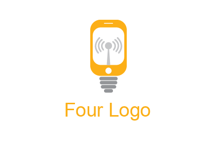mobile and signal logo