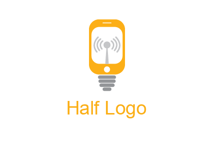 mobile and signal logo