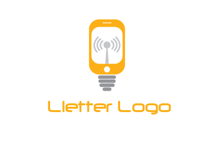 mobile and signal logo