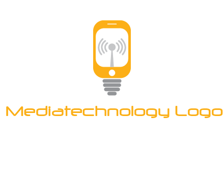 mobile and signal logo