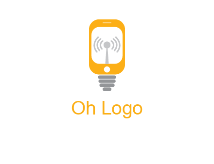 mobile and signal logo