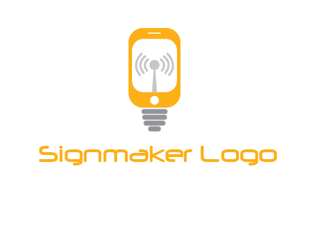 mobile and signal logo