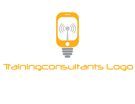 mobile and signal logo