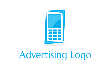 abstract mobile logo