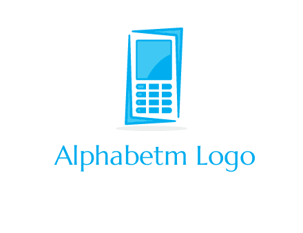 abstract mobile logo