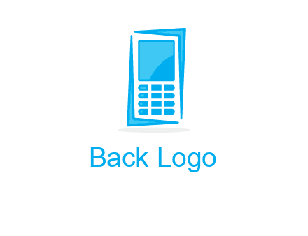 abstract mobile logo