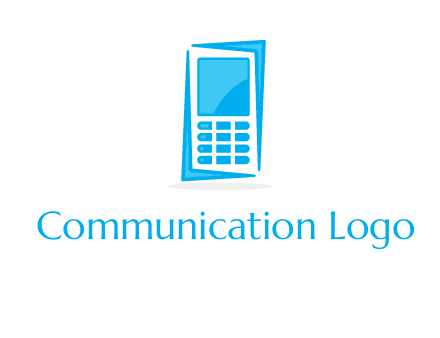 abstract mobile logo
