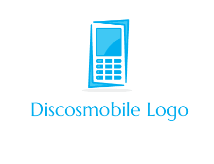 abstract mobile logo