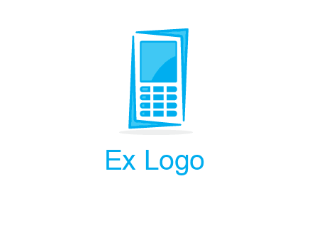 abstract mobile logo