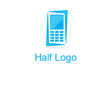 abstract mobile logo