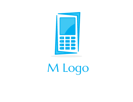 abstract mobile logo